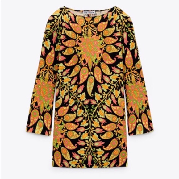 ✨ NEW Zara Printed Mini Dress - Picture 2 of 4